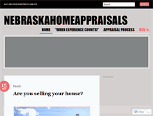 Tablet Screenshot of nebraskahomeappraisals.wordpress.com