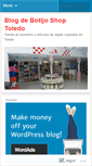 Mobile Screenshot of botijoshoptoledo.wordpress.com