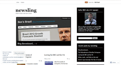 Desktop Screenshot of newsling.wordpress.com