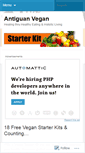 Mobile Screenshot of antiguanvegan.wordpress.com