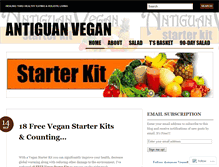 Tablet Screenshot of antiguanvegan.wordpress.com