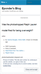 Mobile Screenshot of eponder.wordpress.com