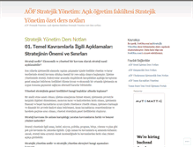 Tablet Screenshot of aofstratejikyonetim.wordpress.com