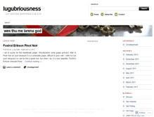 Tablet Screenshot of lugubriousness.wordpress.com