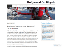 Tablet Screenshot of hollywoodonbicycle.wordpress.com