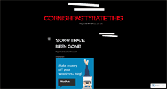 Desktop Screenshot of cornishpastyratethis.wordpress.com