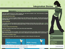 Tablet Screenshot of inkspirationstories.wordpress.com