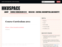 Tablet Screenshot of hkuspace.wordpress.com