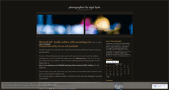 Desktop Screenshot of nbphotographics.wordpress.com