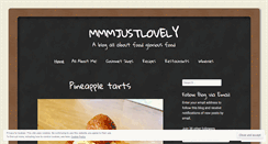 Desktop Screenshot of mmmjustlovely.wordpress.com