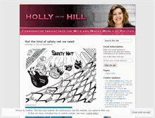 Tablet Screenshot of hollyonthehill.wordpress.com