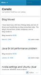 Mobile Screenshot of coralic.wordpress.com