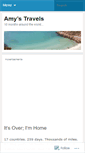 Mobile Screenshot of amytravels.wordpress.com