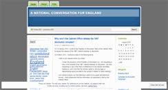Desktop Screenshot of nationalconversationforengland.wordpress.com
