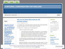 Tablet Screenshot of nationalconversationforengland.wordpress.com