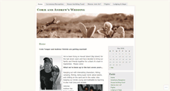 Desktop Screenshot of corieandrew.wordpress.com