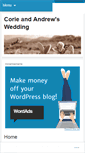 Mobile Screenshot of corieandrew.wordpress.com
