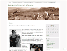 Tablet Screenshot of corieandrew.wordpress.com