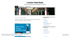 Desktop Screenshot of londonhotelnews.wordpress.com