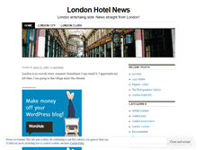 Tablet Screenshot of londonhotelnews.wordpress.com
