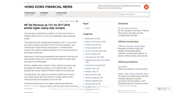 Desktop Screenshot of hongkongfinancialnews.wordpress.com