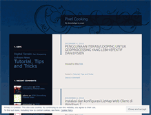 Tablet Screenshot of pixelcooker.wordpress.com
