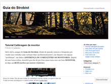 Tablet Screenshot of guiadostrobist.wordpress.com