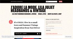 Desktop Screenshot of lilajuliet.wordpress.com
