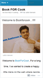 Mobile Screenshot of bookforcook.wordpress.com
