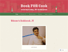 Tablet Screenshot of bookforcook.wordpress.com