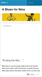 Mobile Screenshot of abluesfornina.wordpress.com