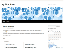 Tablet Screenshot of bethblue.wordpress.com