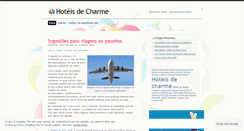 Desktop Screenshot of hoteisdecharme.wordpress.com