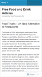 Mobile Screenshot of fooddrinkarticles.wordpress.com