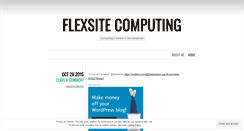 Desktop Screenshot of flexsite.wordpress.com