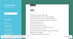 Desktop Screenshot of poetryzcorner.wordpress.com