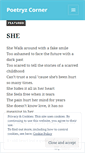 Mobile Screenshot of poetryzcorner.wordpress.com