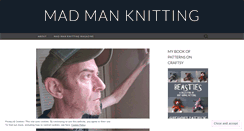 Desktop Screenshot of madmanknitting.wordpress.com