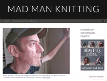 Tablet Screenshot of madmanknitting.wordpress.com