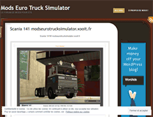 Tablet Screenshot of modseurotrucksimulator.wordpress.com