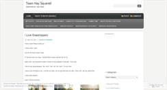 Desktop Screenshot of haysquared.wordpress.com