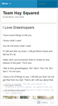 Mobile Screenshot of haysquared.wordpress.com