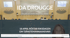 Desktop Screenshot of idadrougge.wordpress.com