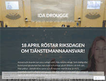 Tablet Screenshot of idadrougge.wordpress.com