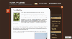 Desktop Screenshot of blackcrowcurios.wordpress.com