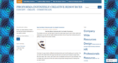 Desktop Screenshot of proformaone.wordpress.com