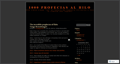 Desktop Screenshot of 1000profeciasalhilo.wordpress.com