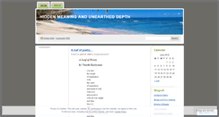 Desktop Screenshot of doubleentendre48.wordpress.com