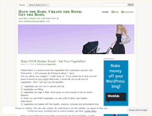Tablet Screenshot of hotmommyhappybaby.wordpress.com