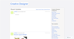 Desktop Screenshot of crdesigner.wordpress.com